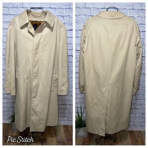 Vintage Burberrys London khaki trench coat size 50 regular